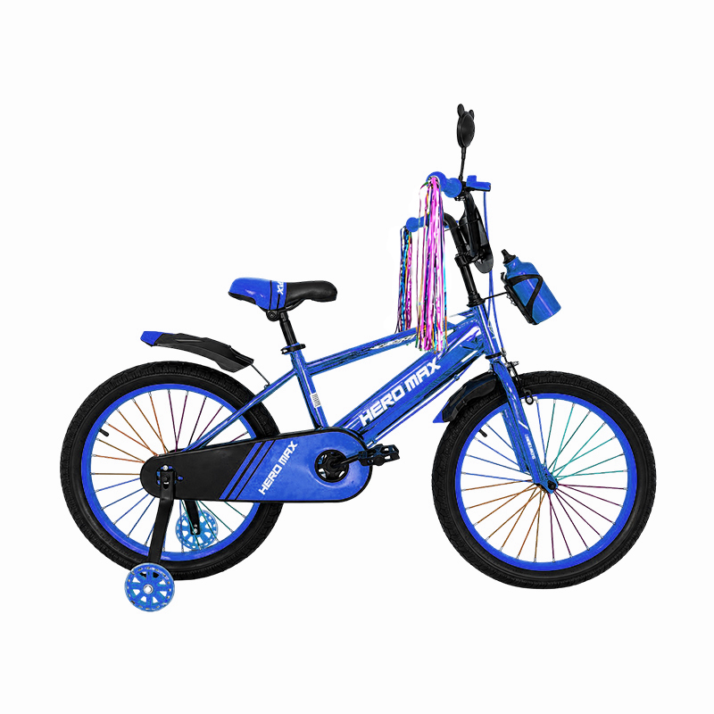 Bicicleta 20" GMAX Metallic Azul con Casco Heromax