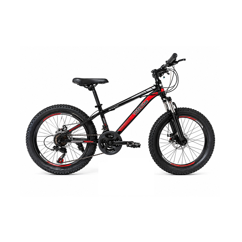 Bicicleta 24" Alpine 3.0 21V Negra con Rojo Vitaform