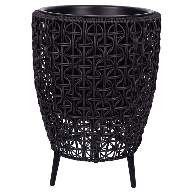 Macetero Voatu Negro 35X35cm