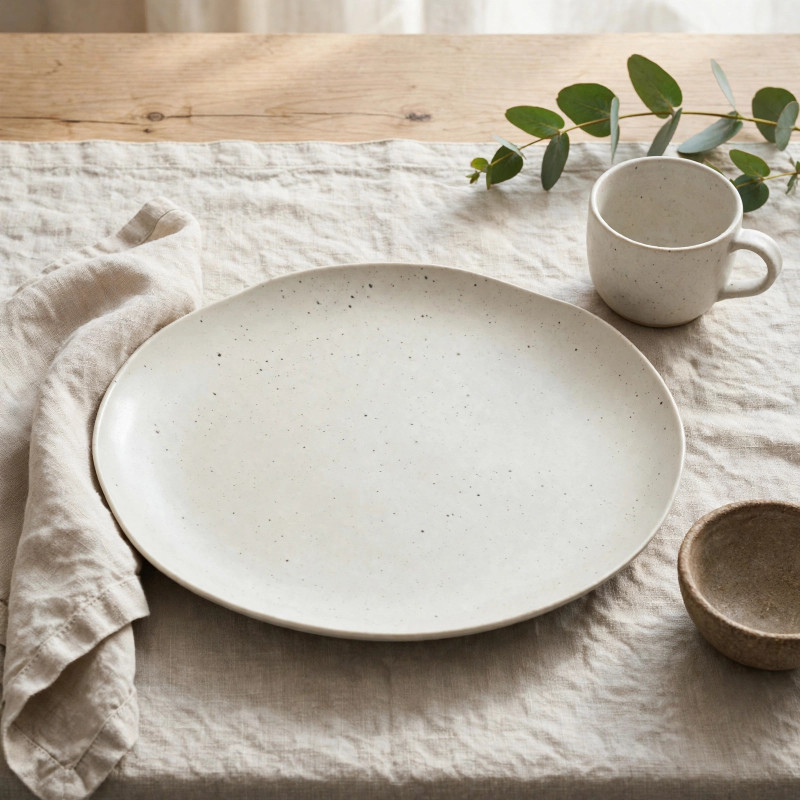 Plato Tendido Bally 27cm Caqui 