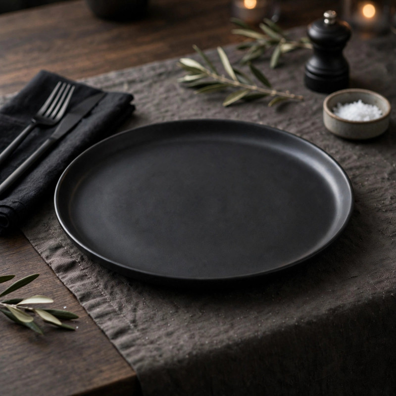 Plato Tendido Remy 27cm Negro