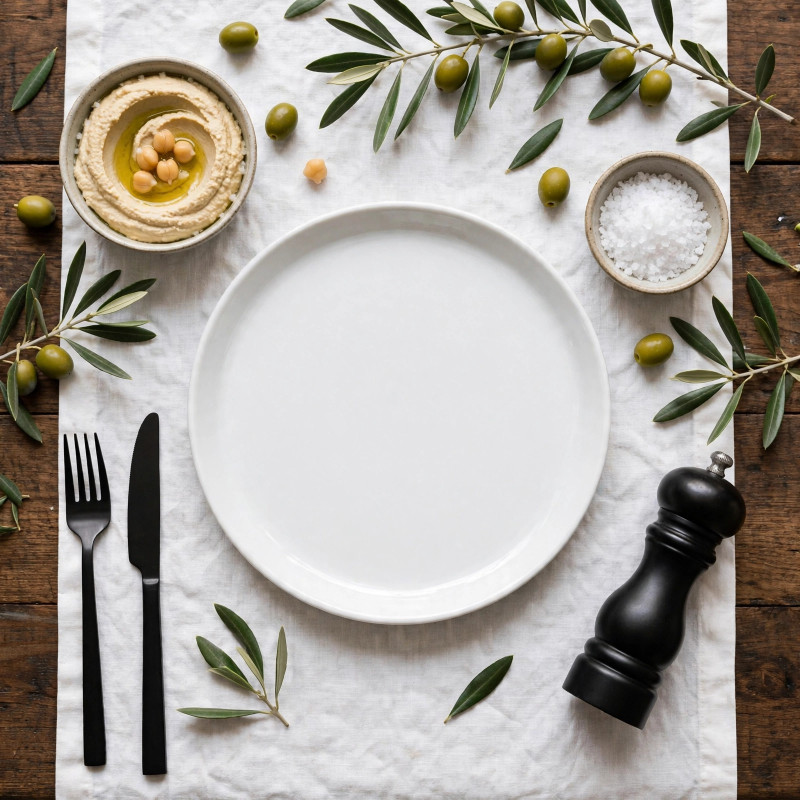 Plato Tejido Remy 27cm Blanco
