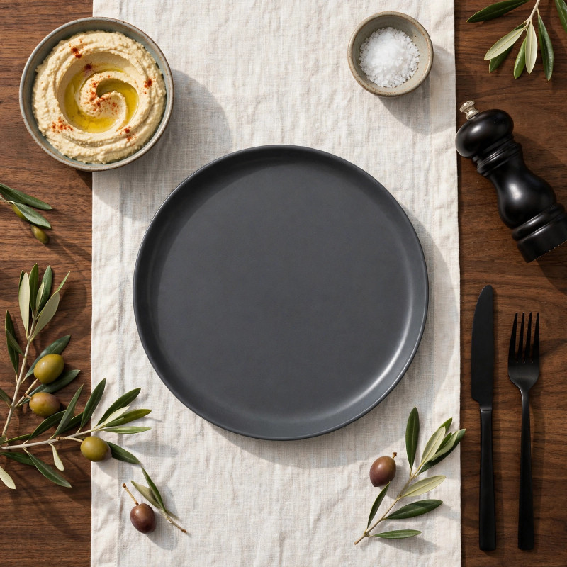 Plato Tendido Remy 27cm Gris