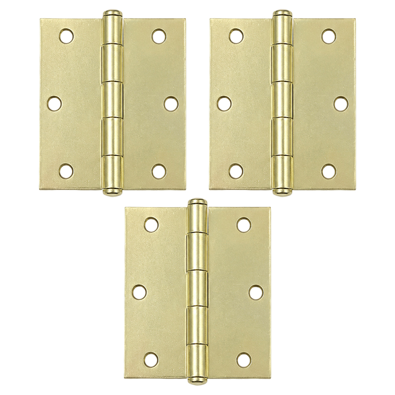 Bisagra Pasador Oro 3x3 x1.5mm 3 Piezas