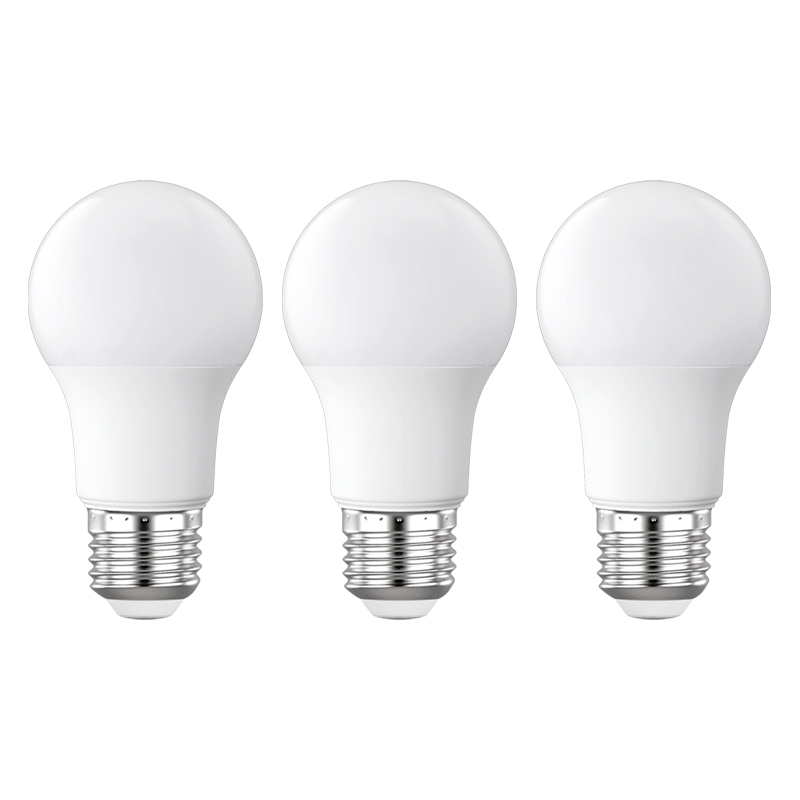 Focos LED A60 de 9W E27 Luz Día 3 Unidades Eurolight