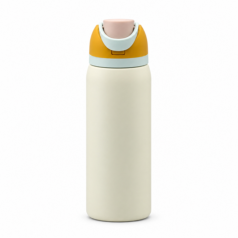 Termo Blanco y Amarillo de 1000ml Koala