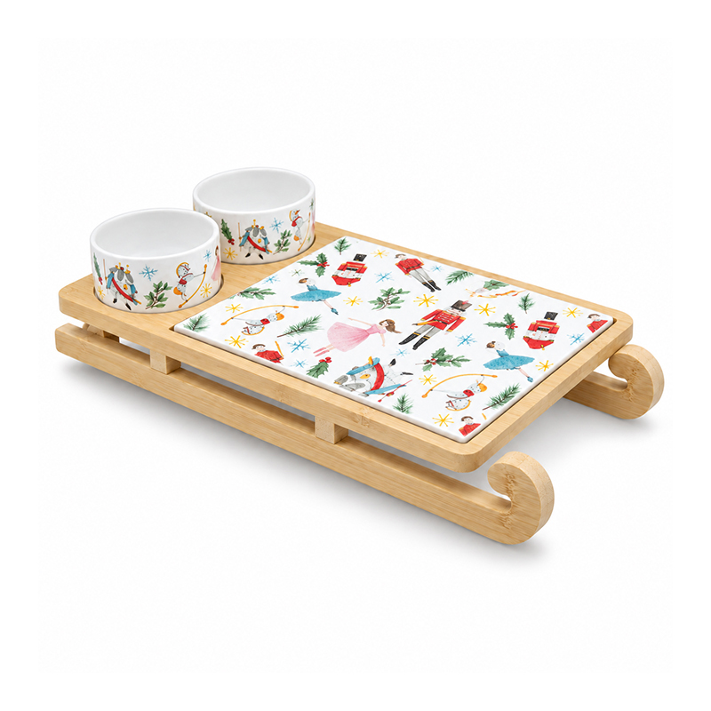 Set de Bandeja con Base Trineo Excellent Houseware 