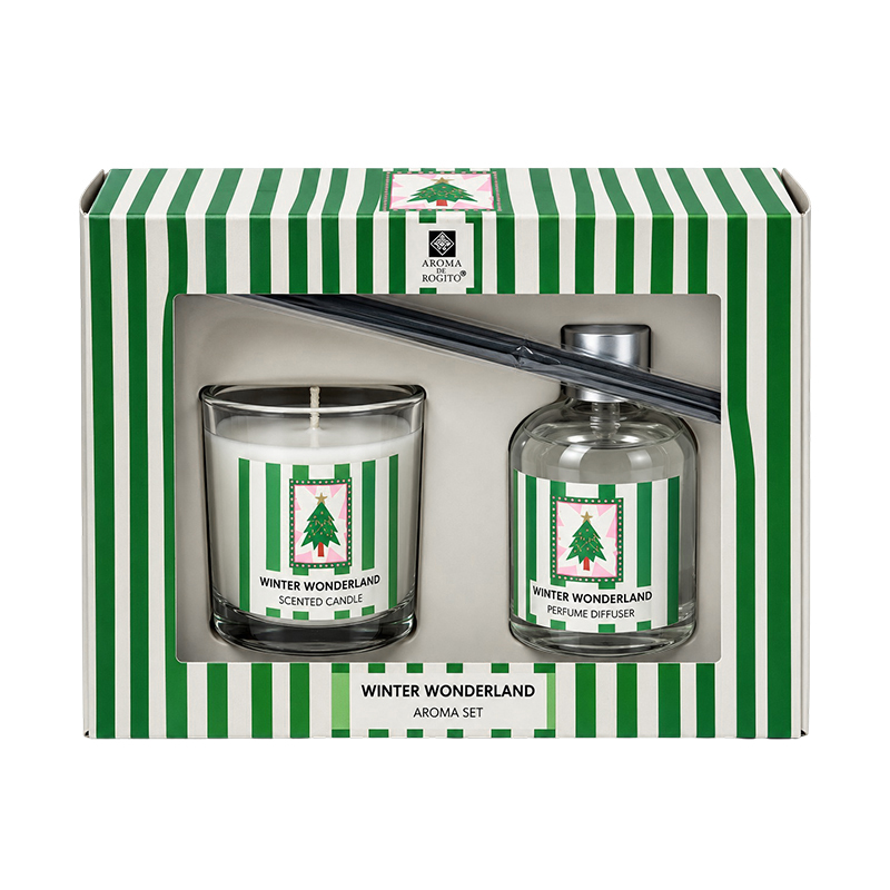 Difusor de Aroma Navideño con Vela Winter