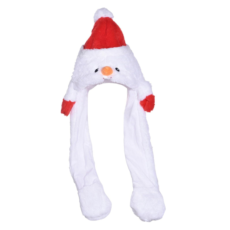 Gorro Navideño con Diseño de Santa y Snowman 66cm 