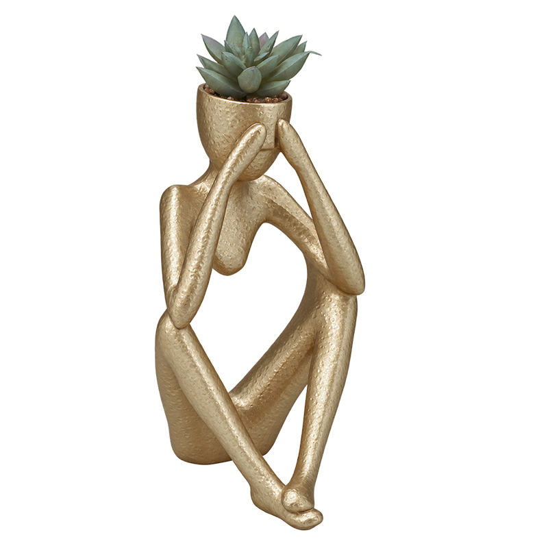 Adorno Figure NO SEE con Planta Artificial