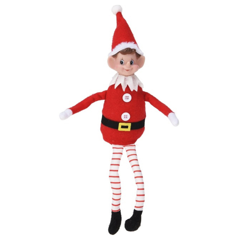 Muñeco Elfo Travieso Navideño 35cm 