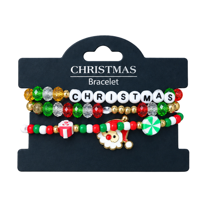 Pulsera Navideña x3 Unidades 