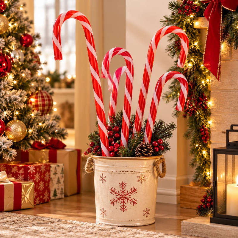 Bastón Navideño 62cm
