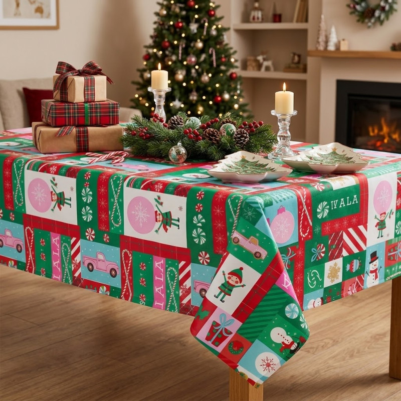 Mantel Christmas 180x130cm