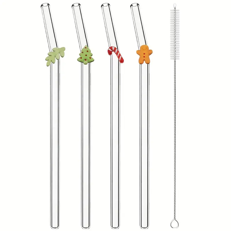 Sorbete de Vidrio con Cepillo Set de 5 Unidades