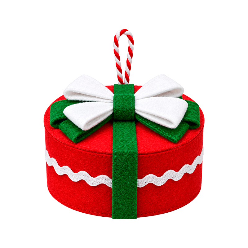 Adorno Colgante Diseño Caja Navidad 