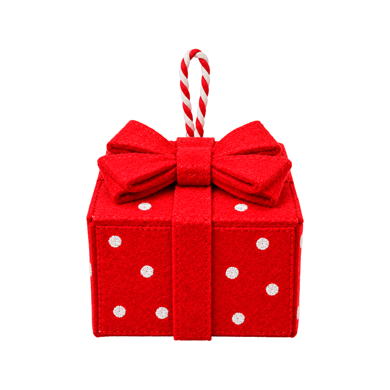 Adorno Colgante Diseño Caja Navidad 