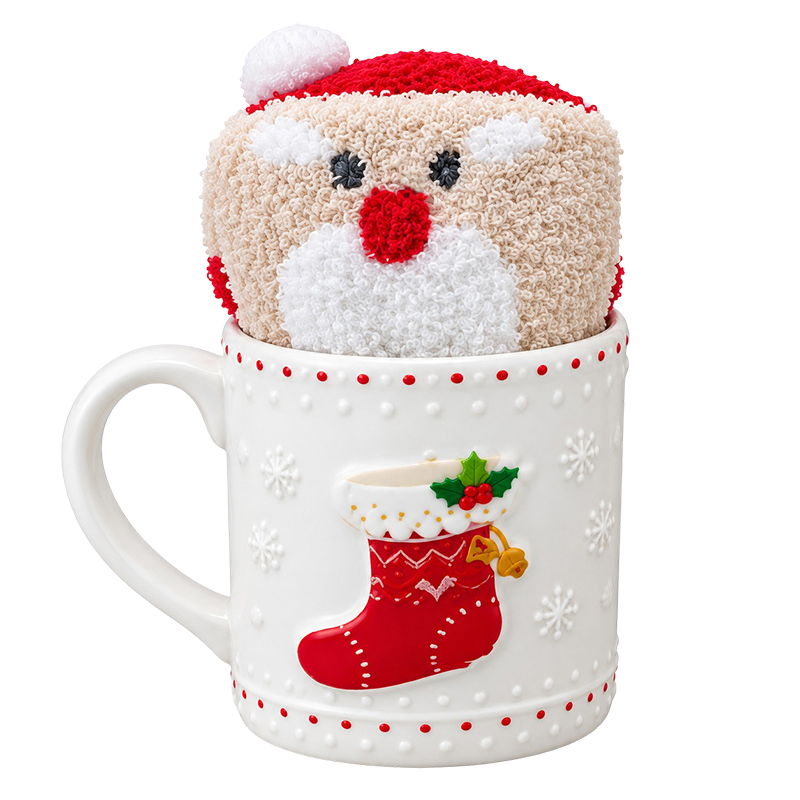 Jarro con Media Giftbox Holly Jolly 