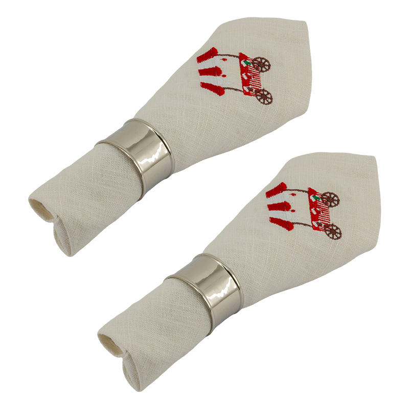 Set X2 Servilletas Carousel Market 36X36cm 