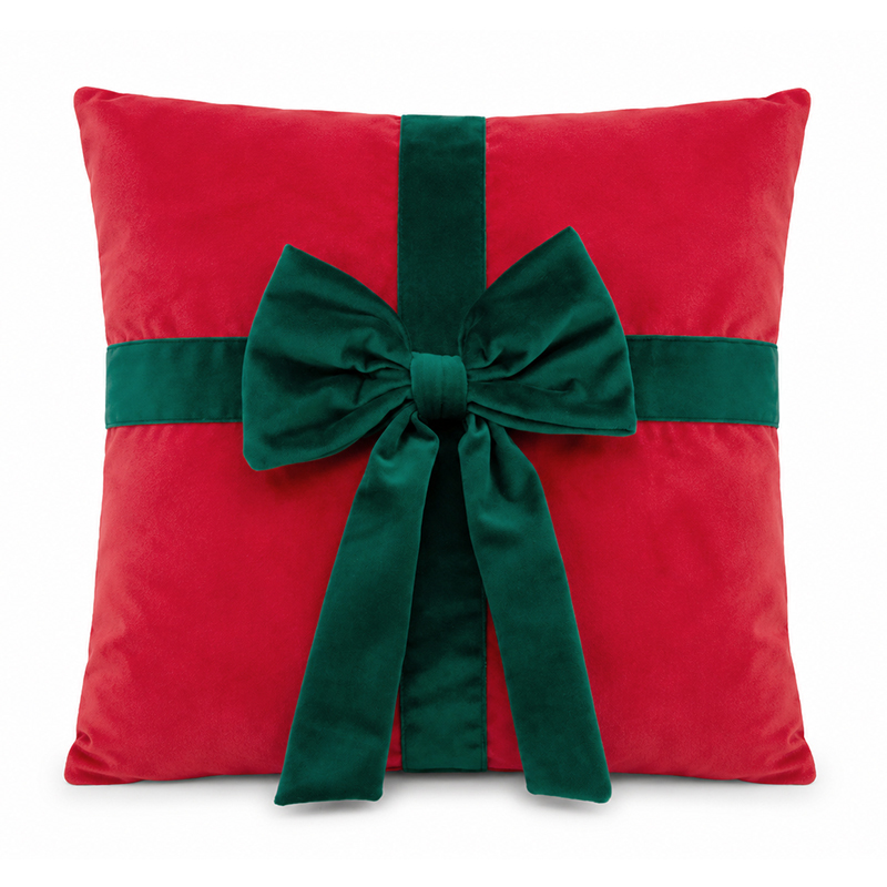 Cojín Kiss Me Christmas Regalo Rojo 45X45cm