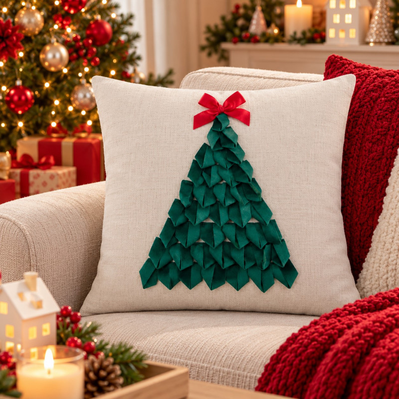 Cojín Kiss Me Christmas Árbol 45X45cm 