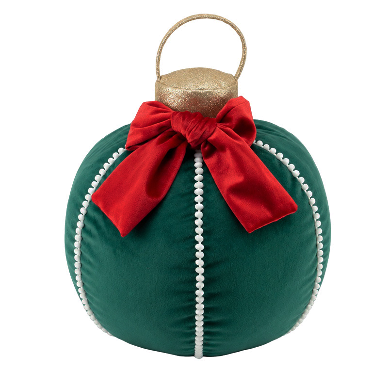 Cojín Kiss Me Christmas Bauble Verde 40X40cm 