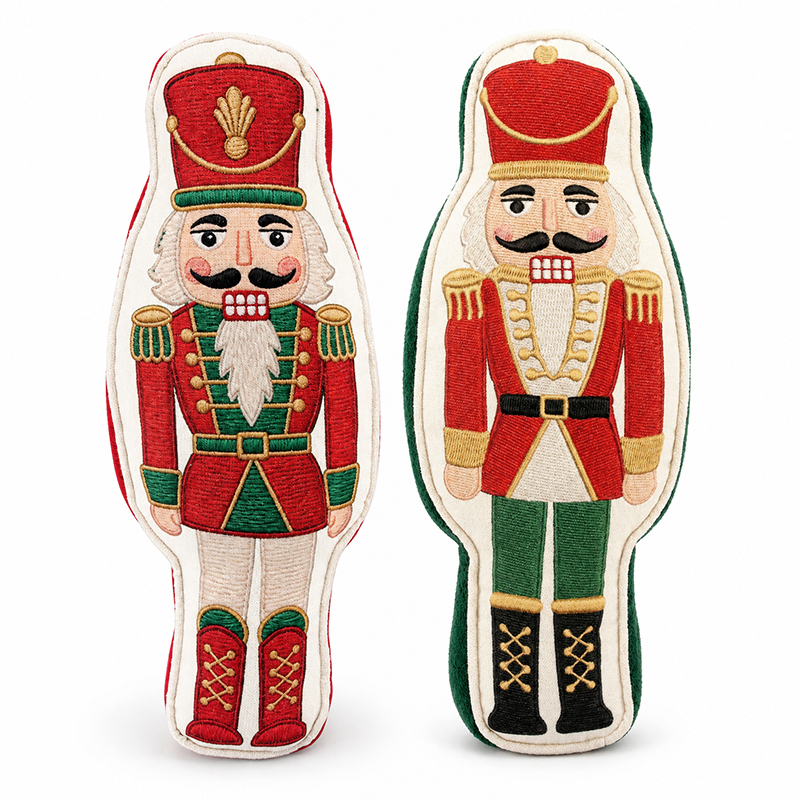 Set X2 Cojínes con Forma The Nutcracker 18X8cm 