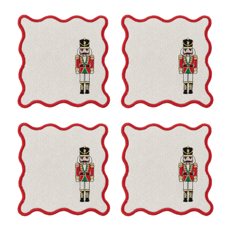 Set X4 Portavasos The Nutcracker 10X10cm 