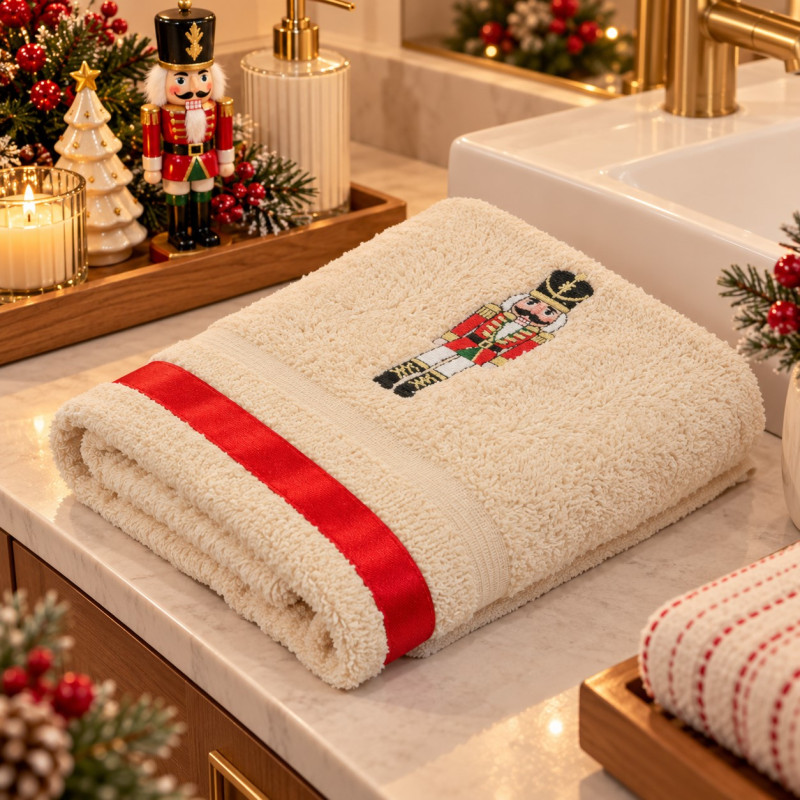 Toalla The Nutcracker Beige 40x70cm