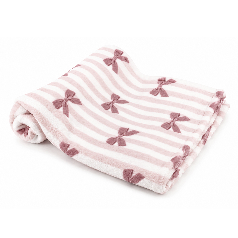 Cobija Christmas Beauty Lazos 105X115cm