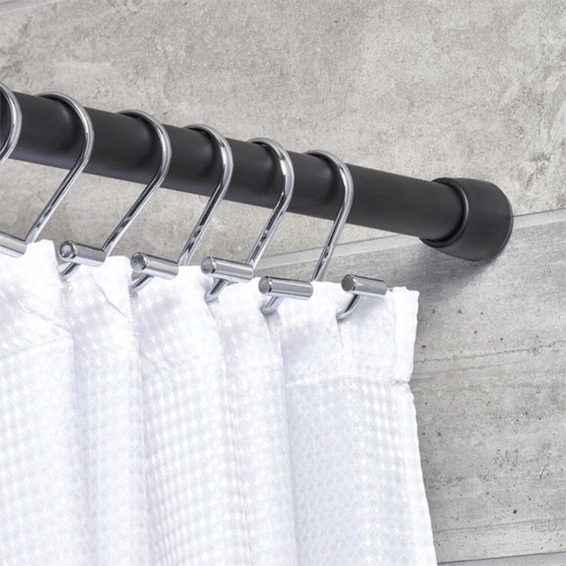 Tubo para Cortina de Baño Cameo 66-107cm Negro