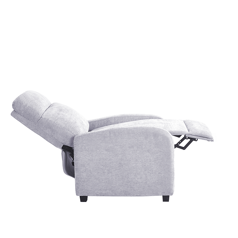 Sofá Reclinable 1 Puesto Home Gris Claro 