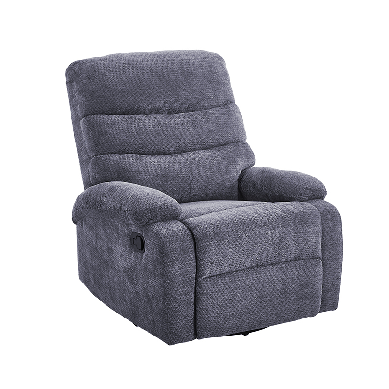 Sofá Reclinable 1 Puesto Sarah Gris Oscuro
