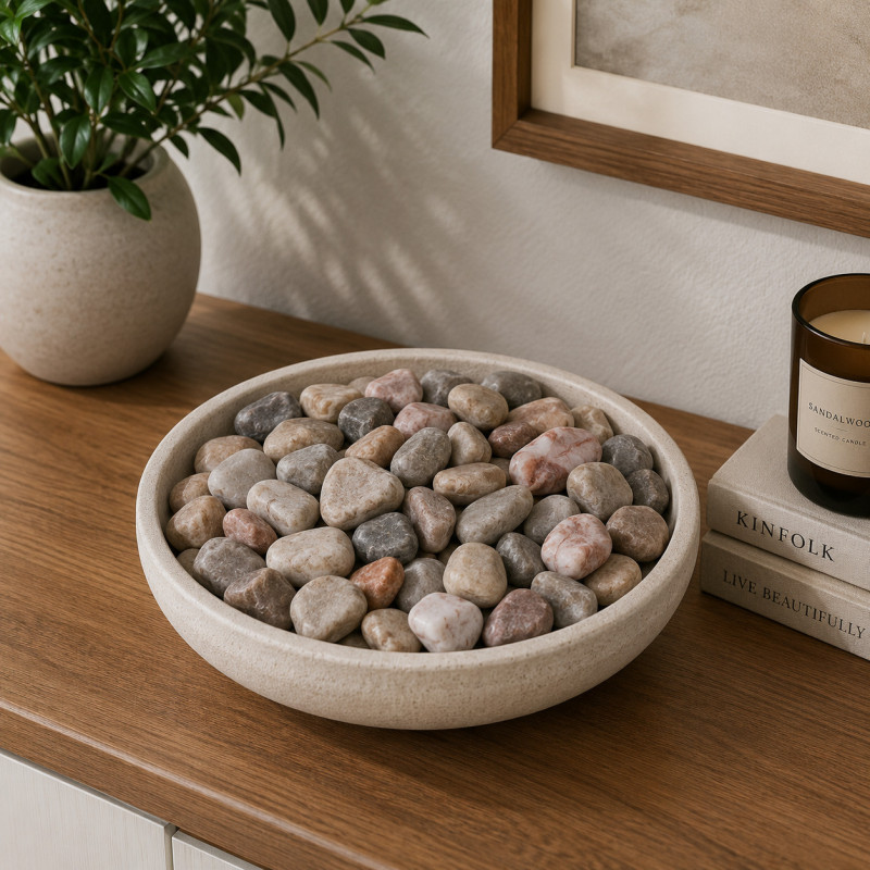 Piedras Grises Pulida 500gr Decohome