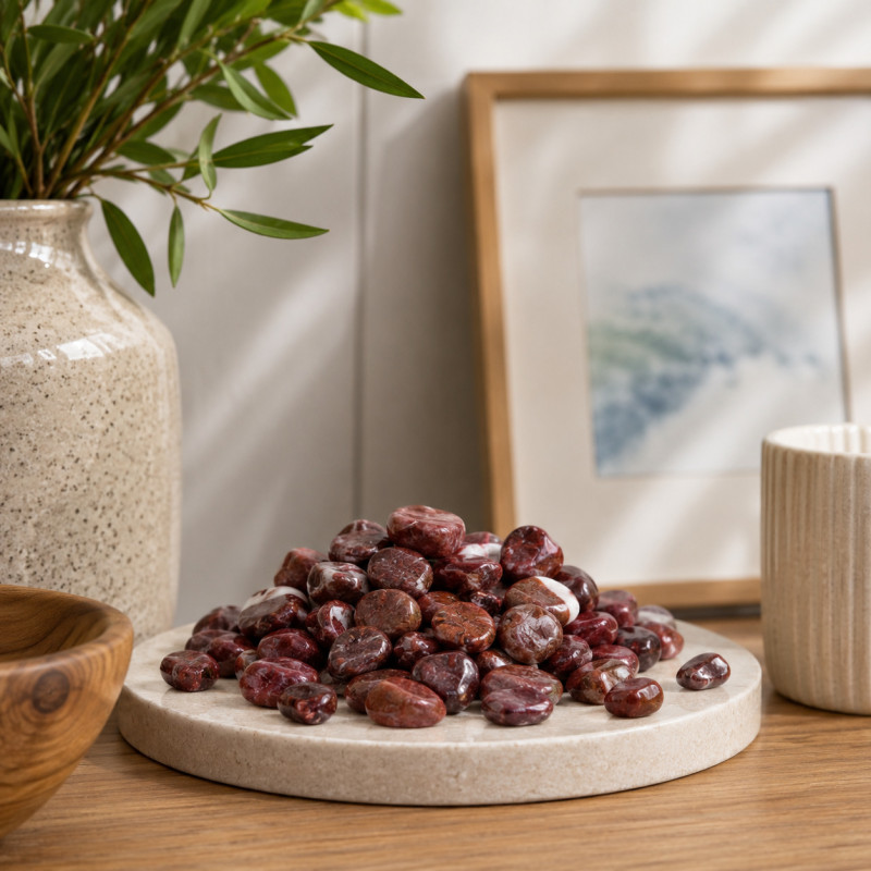 Piedras Vino Pulida 500gr Decohome