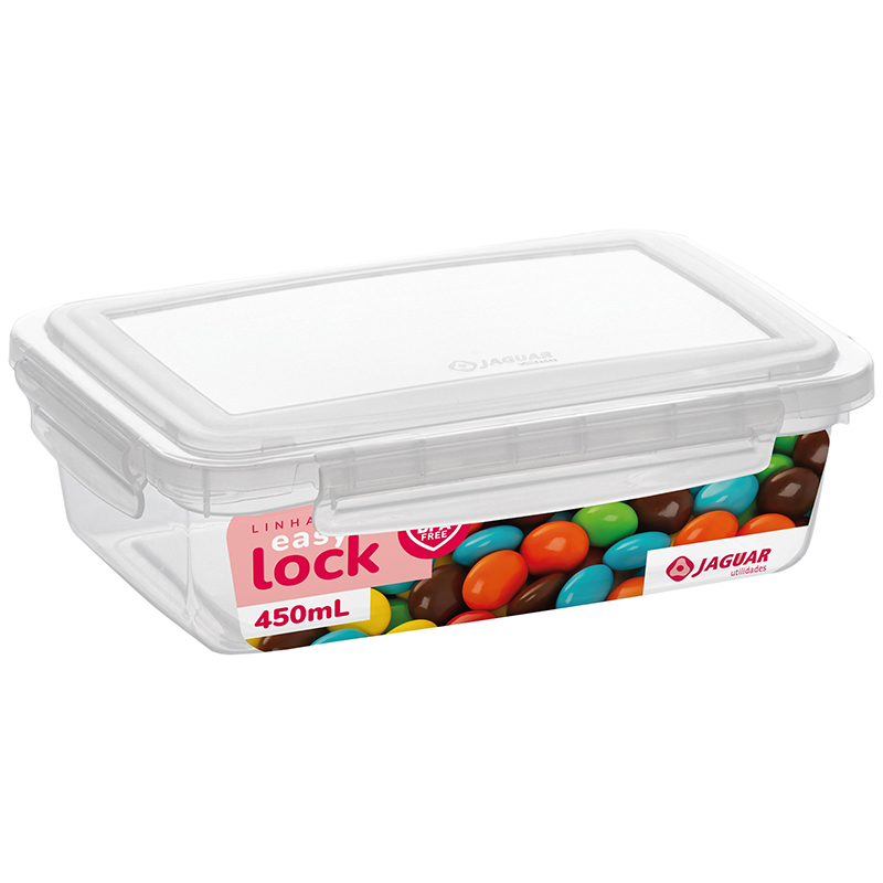Repostero Lock Transparente 450ml 17x11x5cm Jaguar