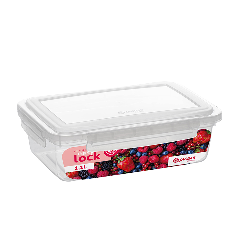 Repostero Lock Transparente 1.1l 22x15x7cm Jaguar