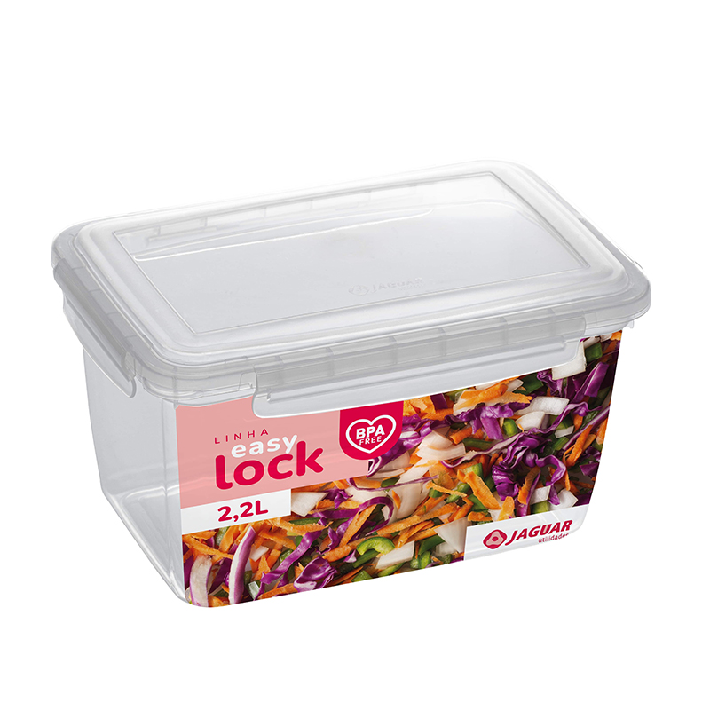 Repostero Lock Transparente 1.1ml 22x15x12cm Jaguar