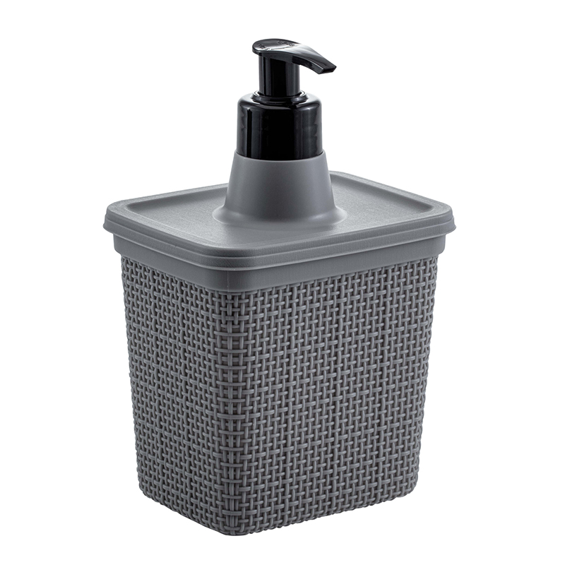 Dispensador de Jabón Liquido Gris 600ml Jaguar