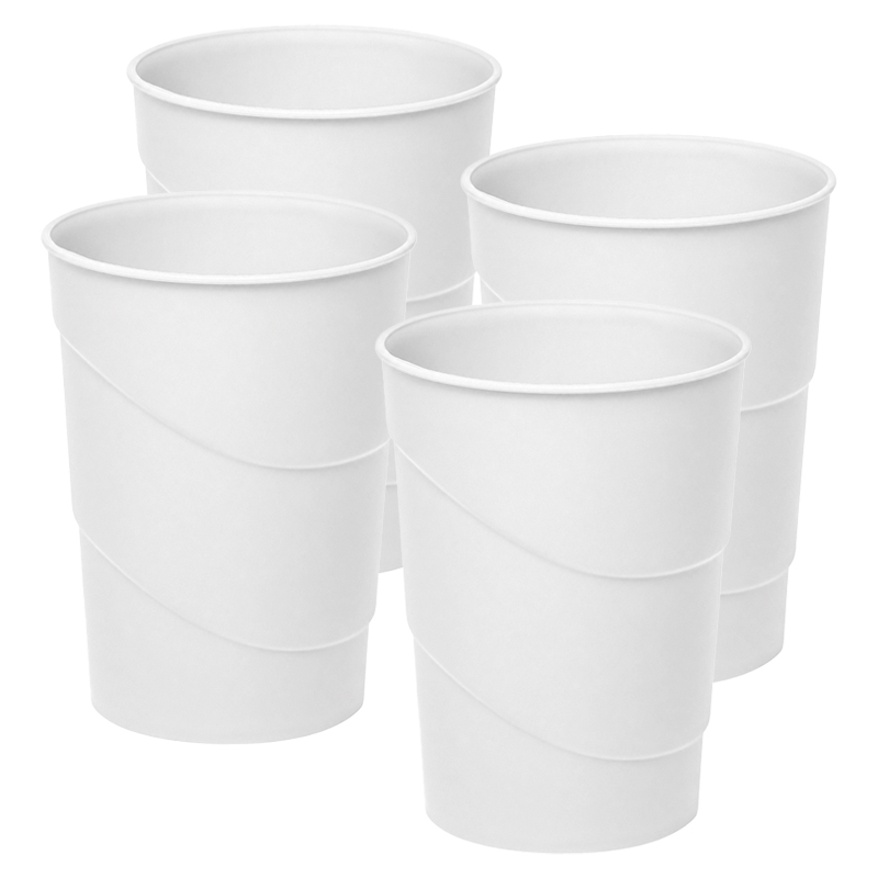 Vasos Plásticos en Set de 4 Unidades 10x8cm Jaguar