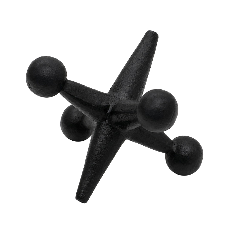 Adorno Jacks Negro 8cm