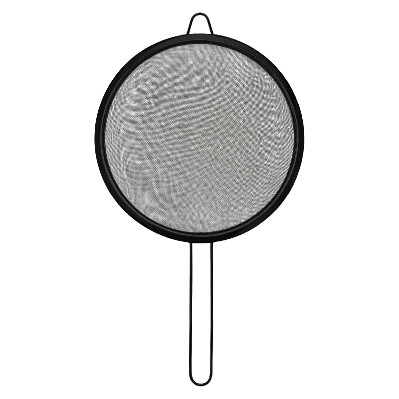 Colador Metálico 25cm Negro  