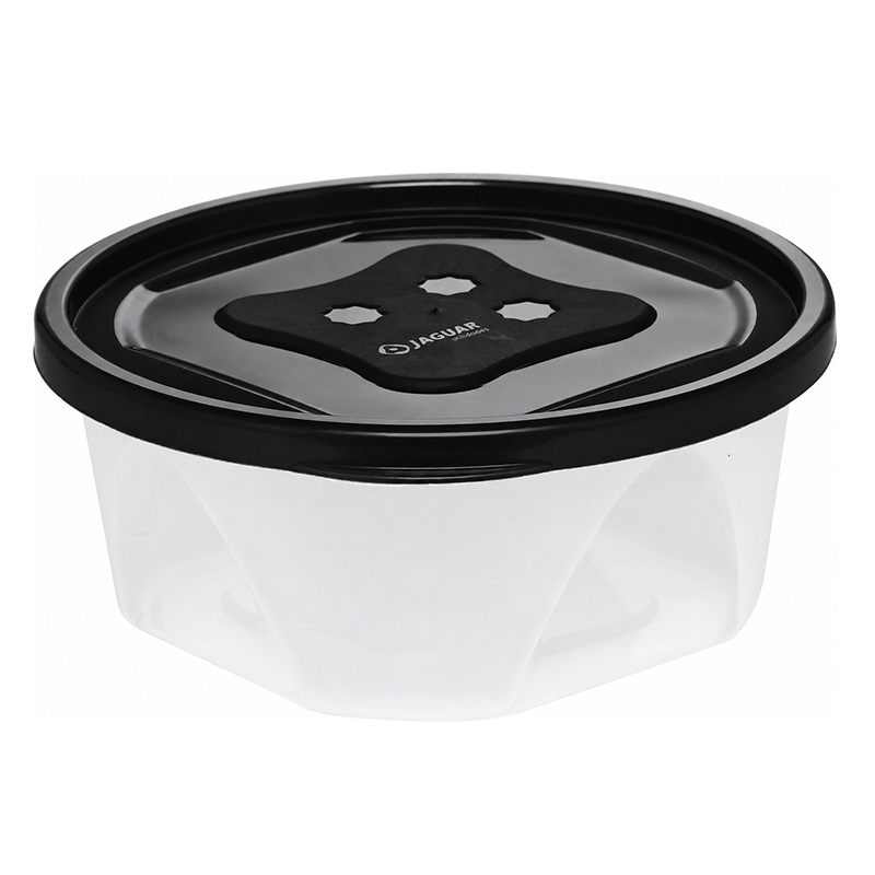 Repostero Redondo 210ml Negro 10.5x4cm Jaguar