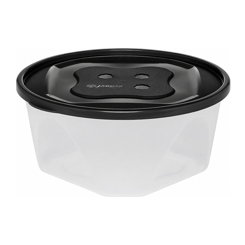 Repostero Redondo 3l  Negro 23.5x11cm Jaguar