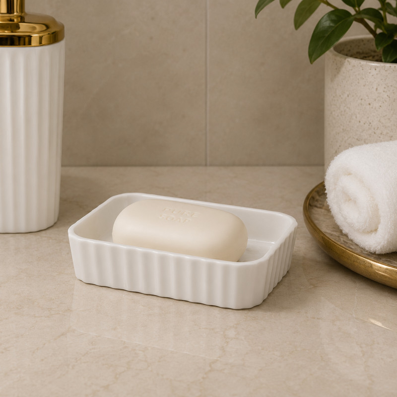 Jabonera Regal Blanco