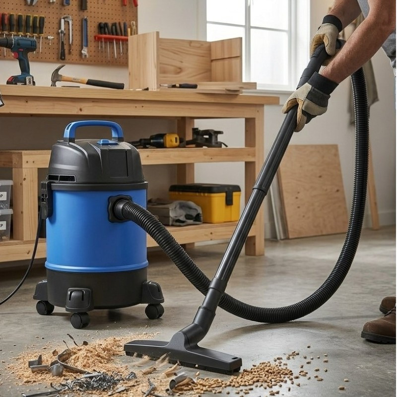 Aspiradora Seco y Húmedo 1250w 20 Litros Mastermaid 
