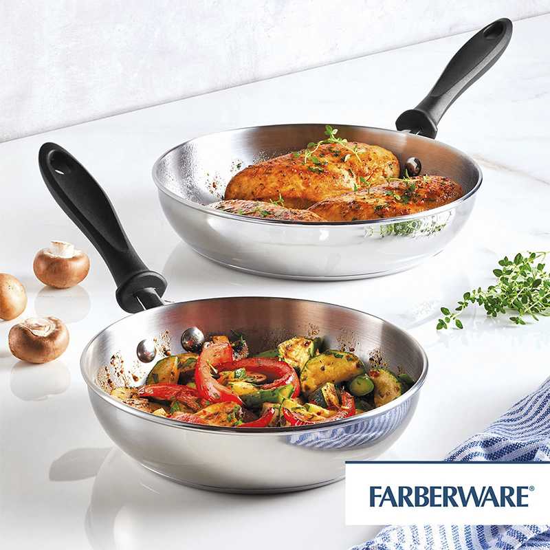 Sartén Reliance Inoxidable 2 Piezas 22-26cm Farberware
