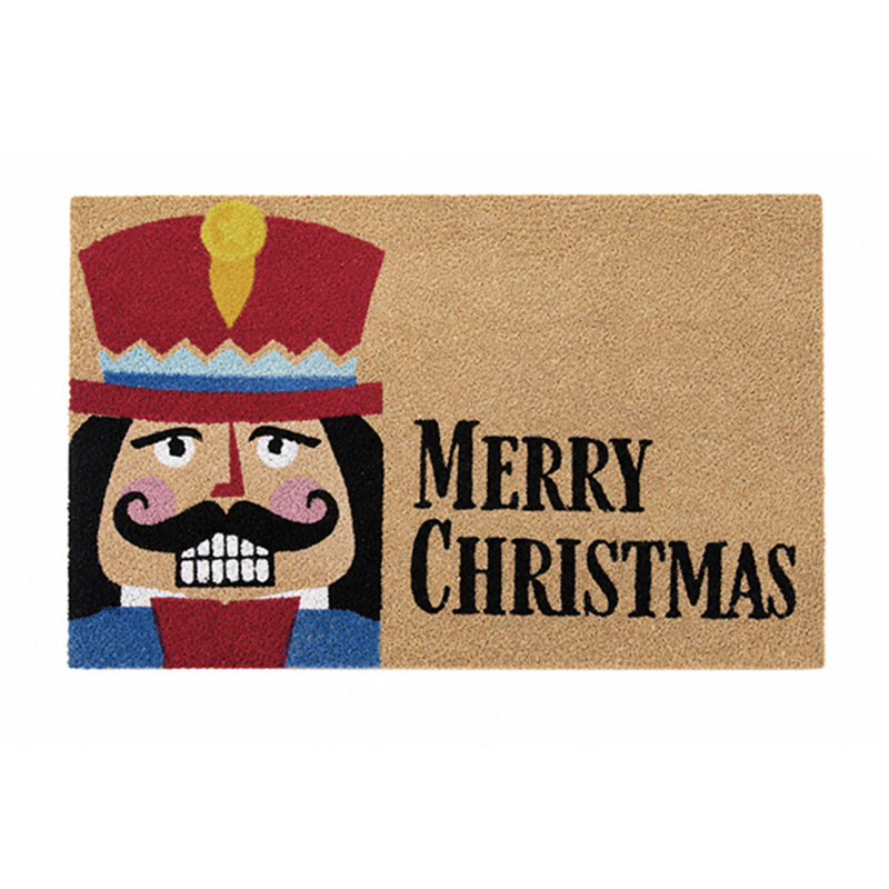Alfombra Cascanuez Merry Christmas 45x75cm 