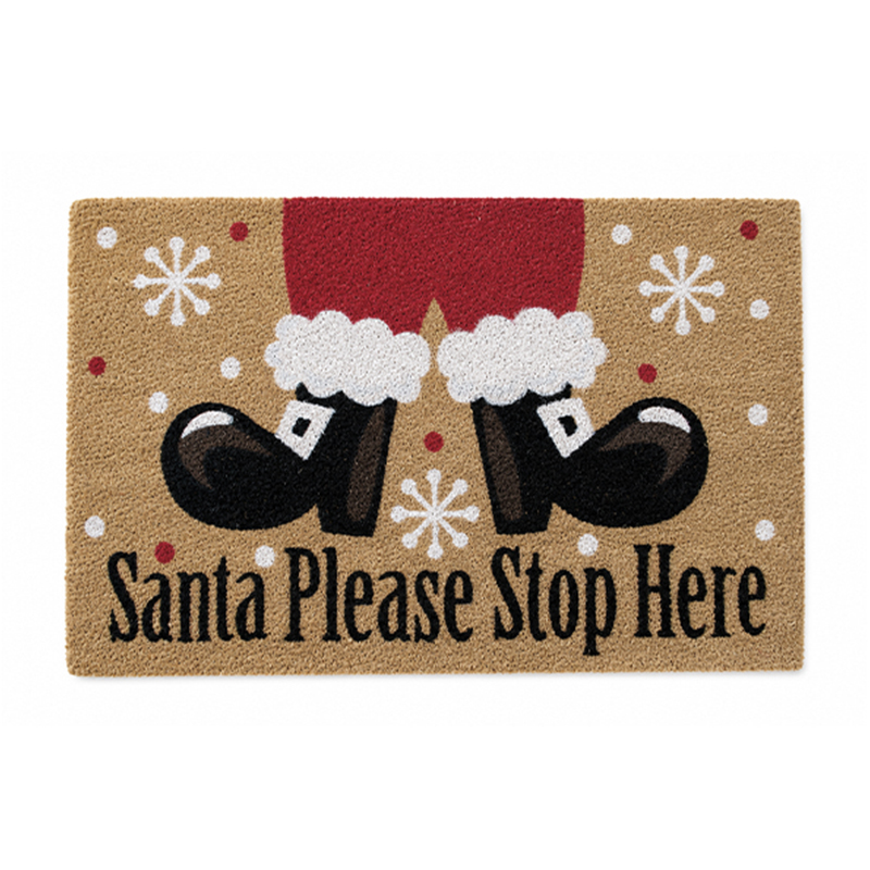 Alfombra Santa Please Stop Here 45x75cm