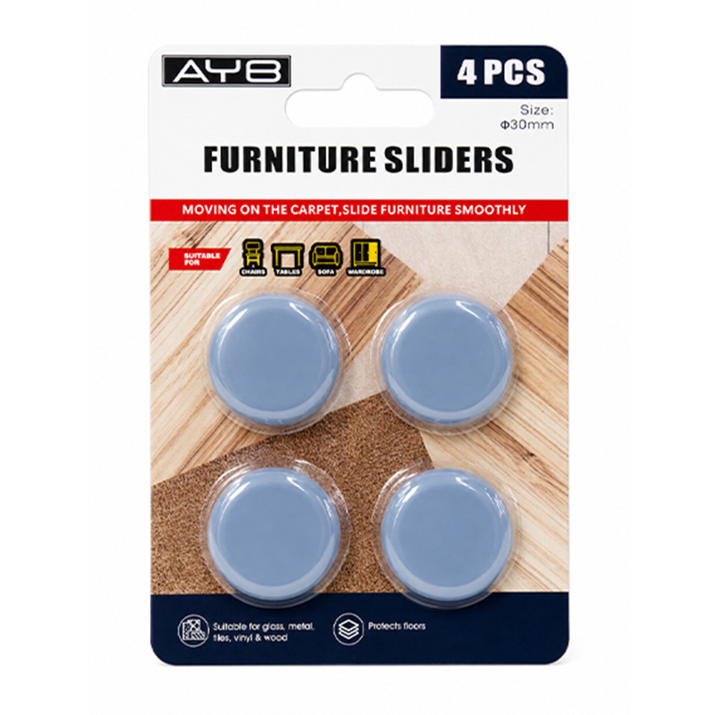 Resbalón 30mm 4 Piezas Gris AYB
